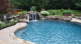 Custom Pool with Grotto