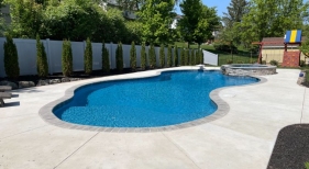 freeform-pool-with-raised-rock-spa-and-pool-landscaping