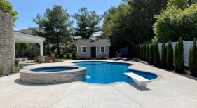 freeform-pool-with-raised-spa-and-diving-board