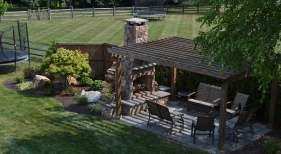 Outdoor-fireplace-and-pergola