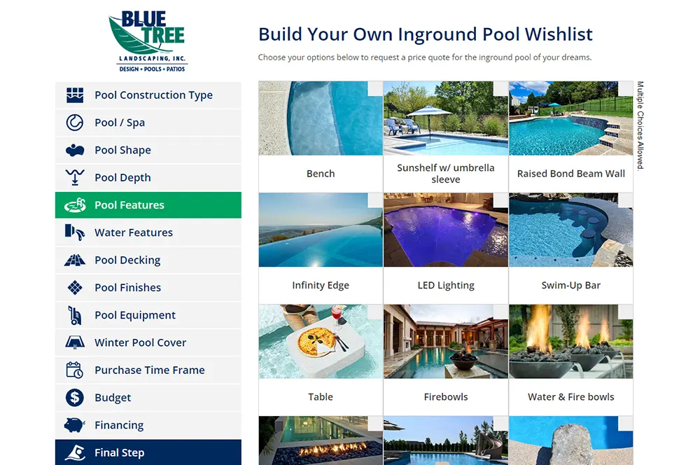 Blue Tree Landscaping | New custom page