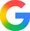 The image shows the Google G logo in Google’s signature colors: red, yellow, green, and blue, forming a stylized, multicolored capital letter G on a white background.