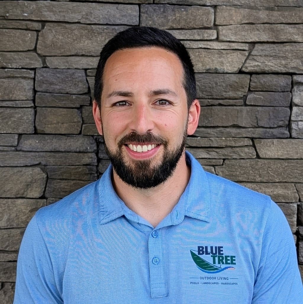 Justin Acal, Blue Tree pool designer, headshot